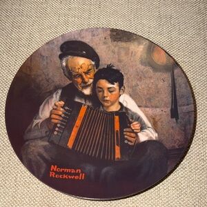 Vintage Norman Rockwell Plate - “The Music Maker “ - LIMITED EDITION Plate